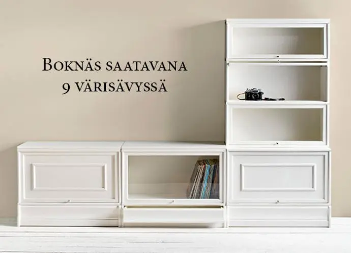 Boknäs kirjahylly valkoinen