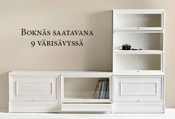 Boknäs kirjahylly valkoinen