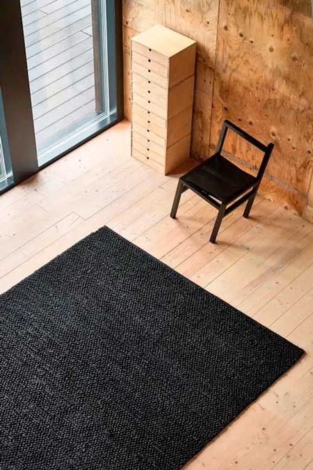 Matto Loop Hemp musta