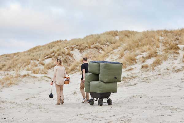Tuolimoduuli Soft Sofa, Olive