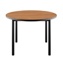 Pyöreä Pyöreä ruokapöytä Kirra 110 cm, Noir