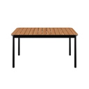 Ruokapöytä Kirra 150 x 90 cm, Noir