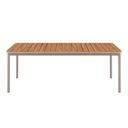 Ruokapöytä Kirra 210 x 90 cm, Taupe