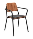 Istuintyyny Kirra Patio tuoliin, Noir