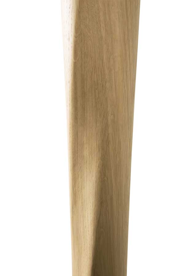 Pyöreä ruokapöytä Torsion 90 cm, tammi, matala 69 cm