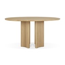 Pyöreä ruokapöytä Roller Max 150 cm, tammi
