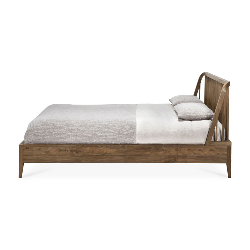 Sänky Spindle 160 cm, teak
