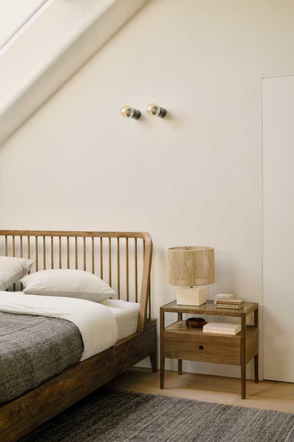 Sänky Spindle 180 cm, teak