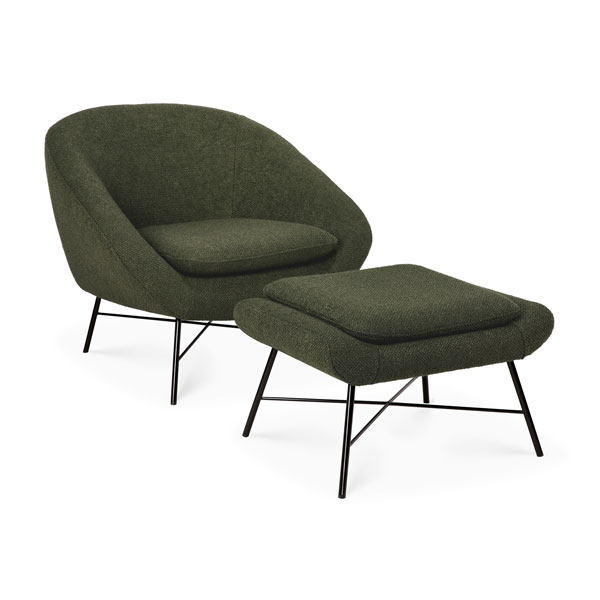 Rahi Barrow 60 x 45 cm, Pine green
