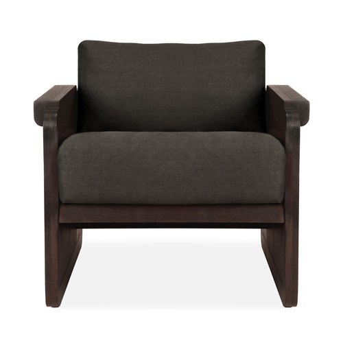 Nojatuoli Panel, tiikki, rottinki