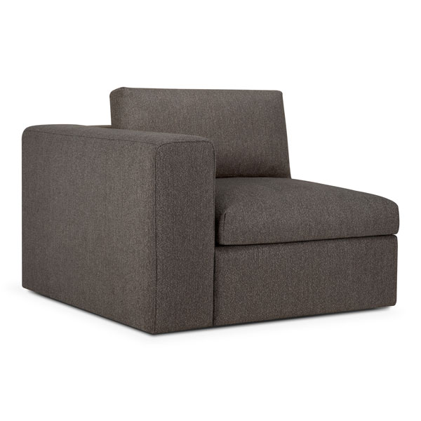 Moduulisohva Mellow, käsinoja oikealla, Granite Eco