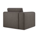 Moduulisohva Mellow, käsinoja oikealla, Granite Eco