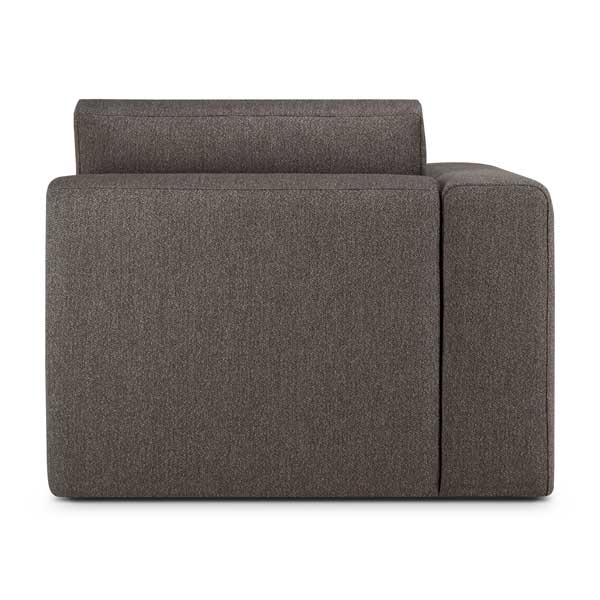 Moduulisohva Mellow, käsinoja oikealla, Granite Eco