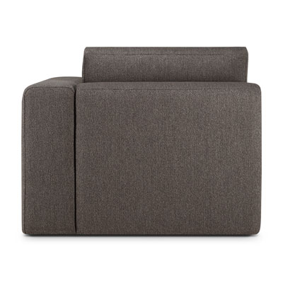 Moduulisohva Mellow, käsinoja vasemmalla, Granite Eco