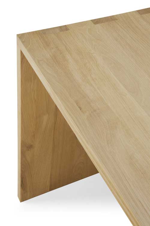 Työpöytä U desk, tammi 140 x 70 cm