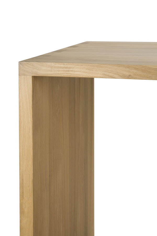 Työpöytä U desk 160 x 80 cm, tammi