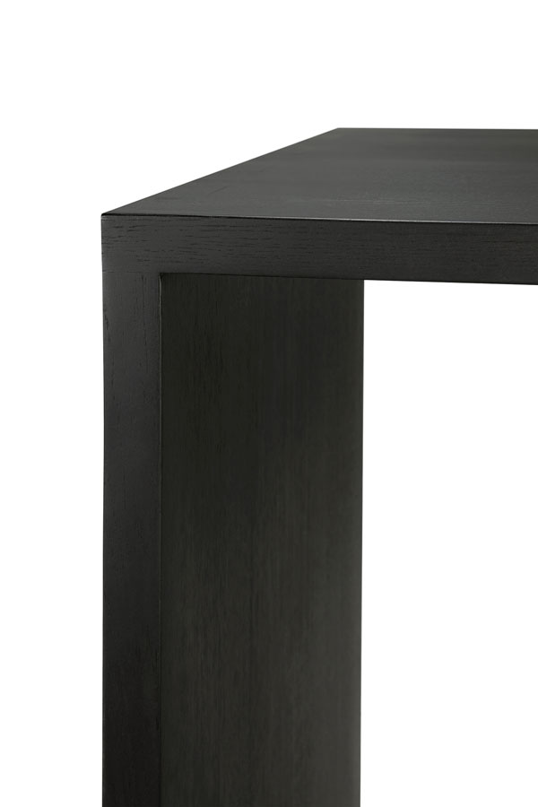 Työpöytä U desk 140 x 70 cm, tammi musta