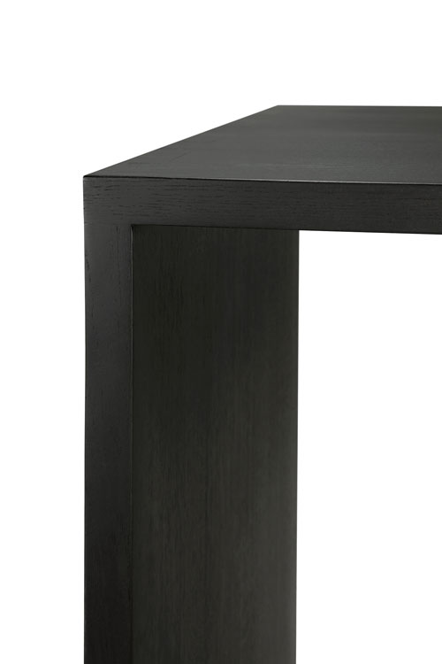 Työpöytä U desk 160 x 80 cm, tammi musta