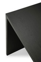 Työpöytä U desk 160 x 80 cm, tammi musta