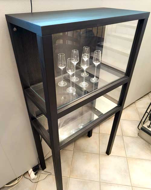 Vitriini Curio 140 x 70 cm, saarni C14