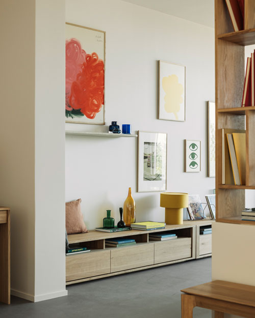 Tv-taso Shadow 210 x 46 cm, tammi