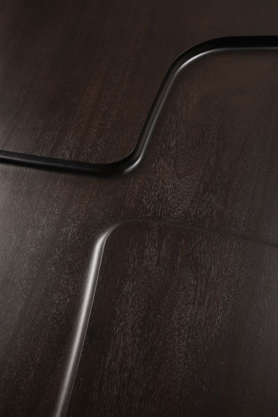 Sohvapöytä Brutalist 143 x 75 cm, mahonki