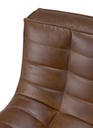 Nojatuoli N701, nahka Chestnut