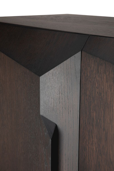 Kaappi Stairs 100 x 150 cm, tammi, tummanruskea