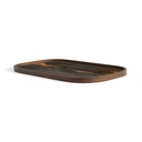 Tarjotin Bronze Organic Glass, rectangular XL