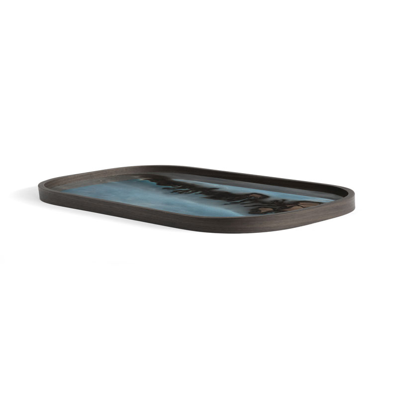 Tarjotin Slate Organic Glass, rectangular XL