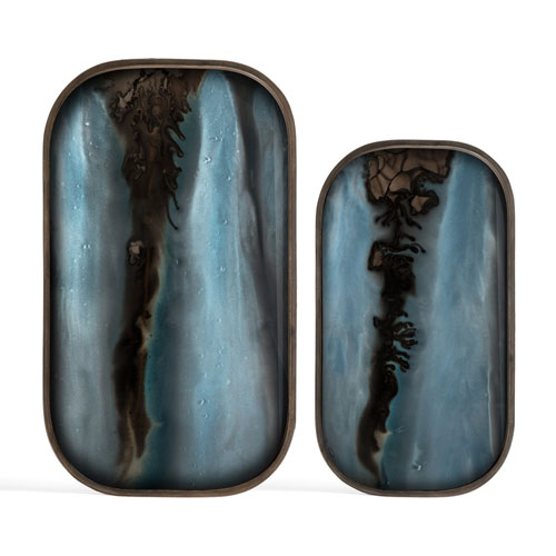 Tarjotin Slate Organic Glass, rectangular XL