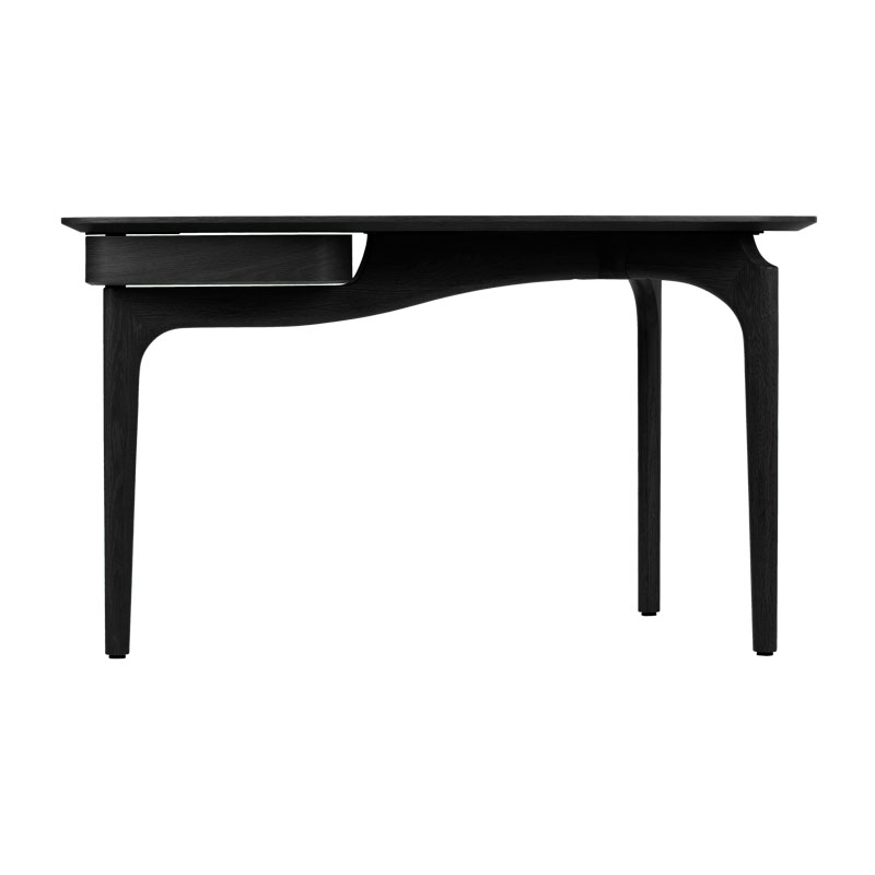 Työpöytä Duende 130 x 67 cm, Black Oak