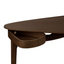 Työpöytä Duende 130 x 67 cm, Dark Oak