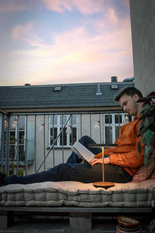 Ladattava pöytävalaisin Asteria Move, Antracite