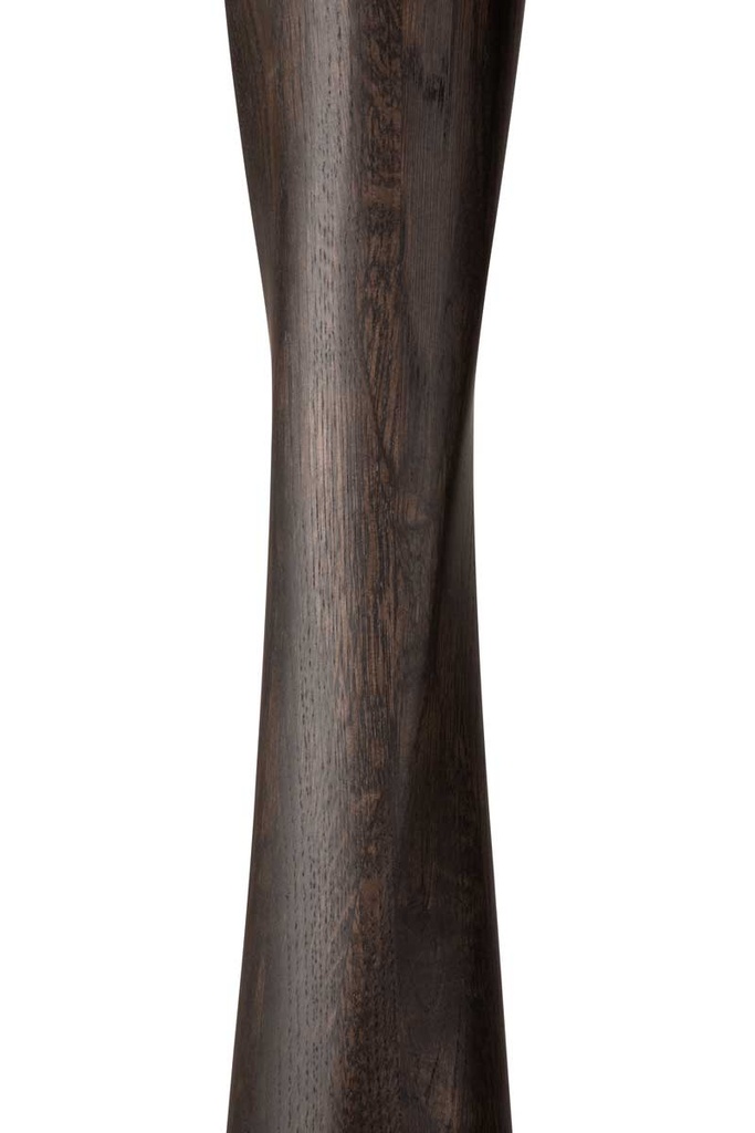 Pyöreä ruokapöytä Torsion 70 cm, tammi, ruskea