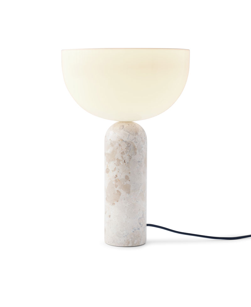 Pöytävalaisin Kizu Large, marmori, Kunis Breccia