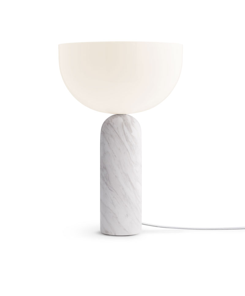 Pöytävalaisin Kizu Large, marmori, White