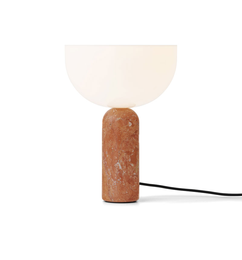 Pöytävalaisin Kizu Small, marmori, Breccia Pernice