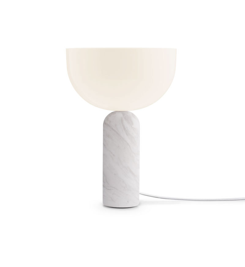 Pöytävalaisin Kizu Small, marmori, White