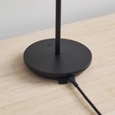 Ladattava pöytävalaisin Nevis, Black, ulkokäyttöön