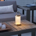 Ladattava pöytävalaisin Tawa, Natural Brass, ulkokäyttöön