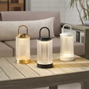 Ladattava pöytävalaisin Tawa, Natural Brass, ulkokäyttöön