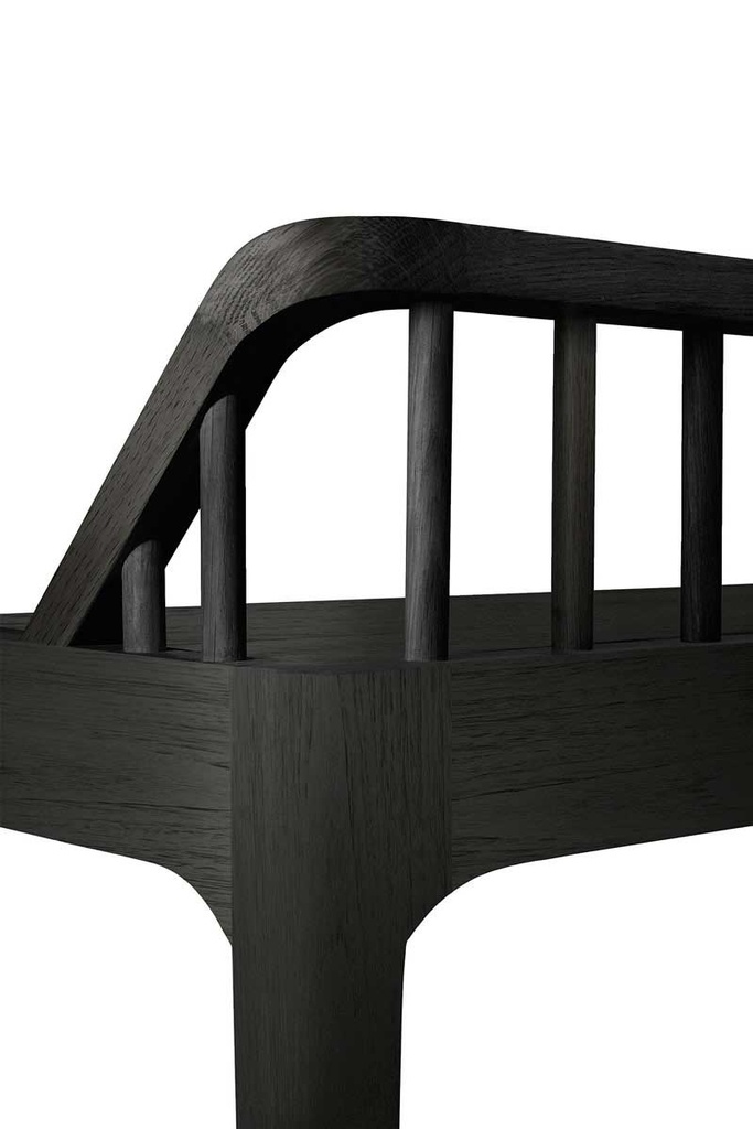 Penkki Spindle 150 x 35 cm, musta