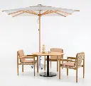 Oda-dining-chair-en-bistro-teak-rond-met-Florence.webp