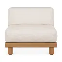 10411_Monocle_outdoor_modular_sofa_1_seater_teak_White_fabric_front_cut_web.webp