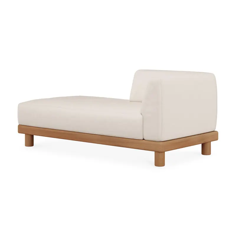 10416_Monocle_outdoor_modular_sofa_day_bed_with_R_arm_teak_White_fabric_side_2_cut_web.webp