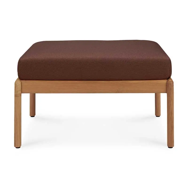 10442_Jack_outdoor_footstool_teak_Burgundy_fabric_side_cut_web.webp