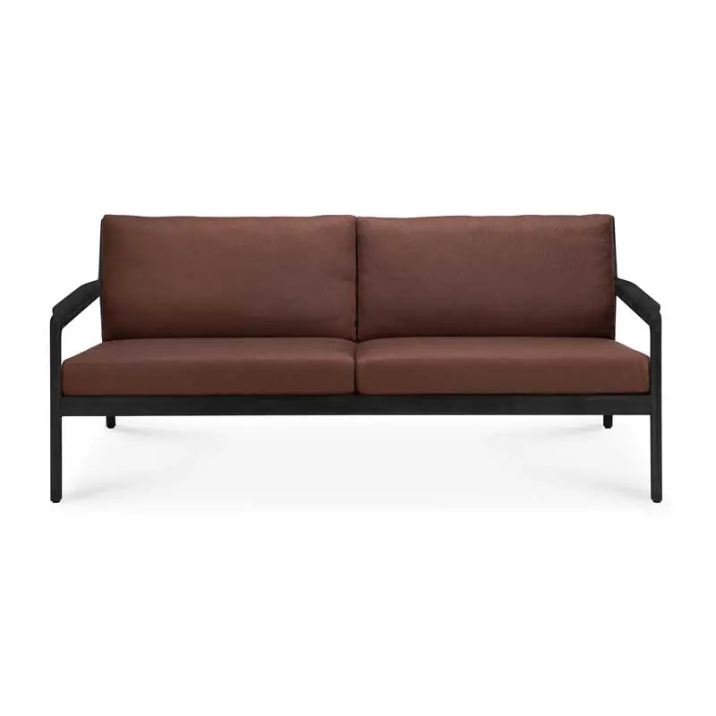 10436_Jack_outdoor_sofa_2_seater_varnished_teak_Black_Burgundy_fabric_front_cut_web.webp