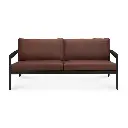 10436_Jack_outdoor_sofa_2_seater_varnished_teak_Black_Burgundy_fabric_front_cut_web.webp