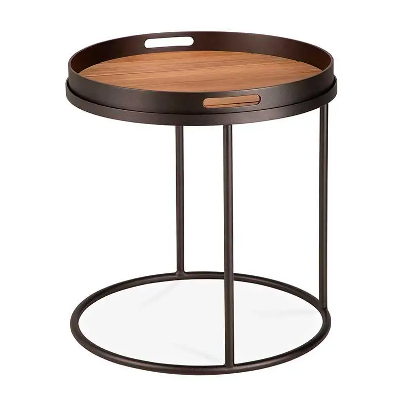 30006_Outdoor_tray_side_table_aluminium_Dark_Bronze_round_S_front02_cut_web.webp